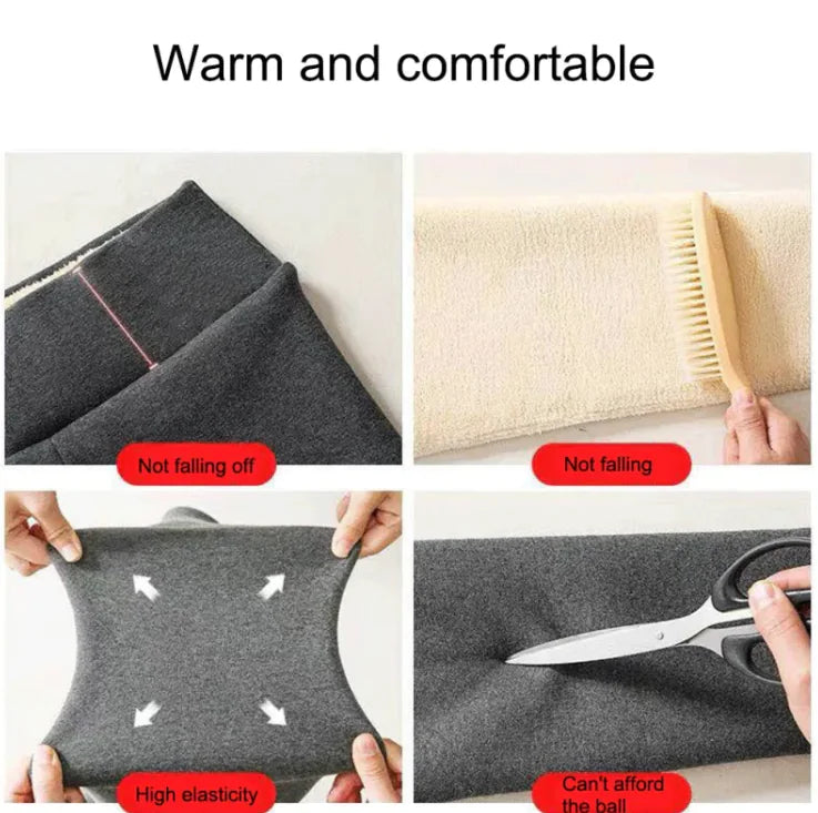 Aconchego Fit-Leggings Acolchoadas de Veludo Luxo