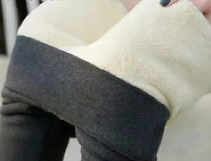 Aconchego Fit-Leggings Acolchoadas de Veludo Luxo